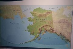 Alaska und Russland nahe zusammen